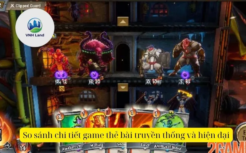 So sánh chi tiết game thẻ bài truyền thống và hiện đại