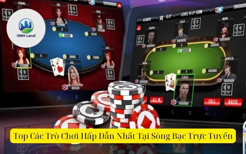 Top các trò chơi hấp dẫn nhất tại sòng bạc trực tuyến