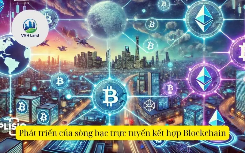 Phát triển của sòng bạc trực tuyến kết hợp Blockchain