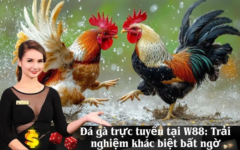 Đá gà trực tuyến tại W88