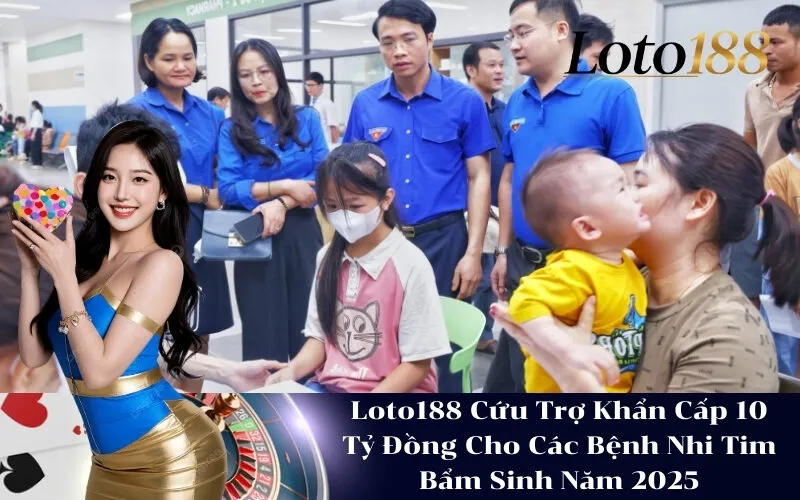Loto188 Cứu Trợ Khẩn Cấp 10 Tỷ Đồng Cho Các Bệnh Nhi Tim Bẩm Sinh Năm 2025